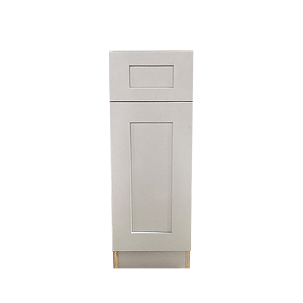 Frameless Grey Paint Shaker Kitchen Base Cabinet