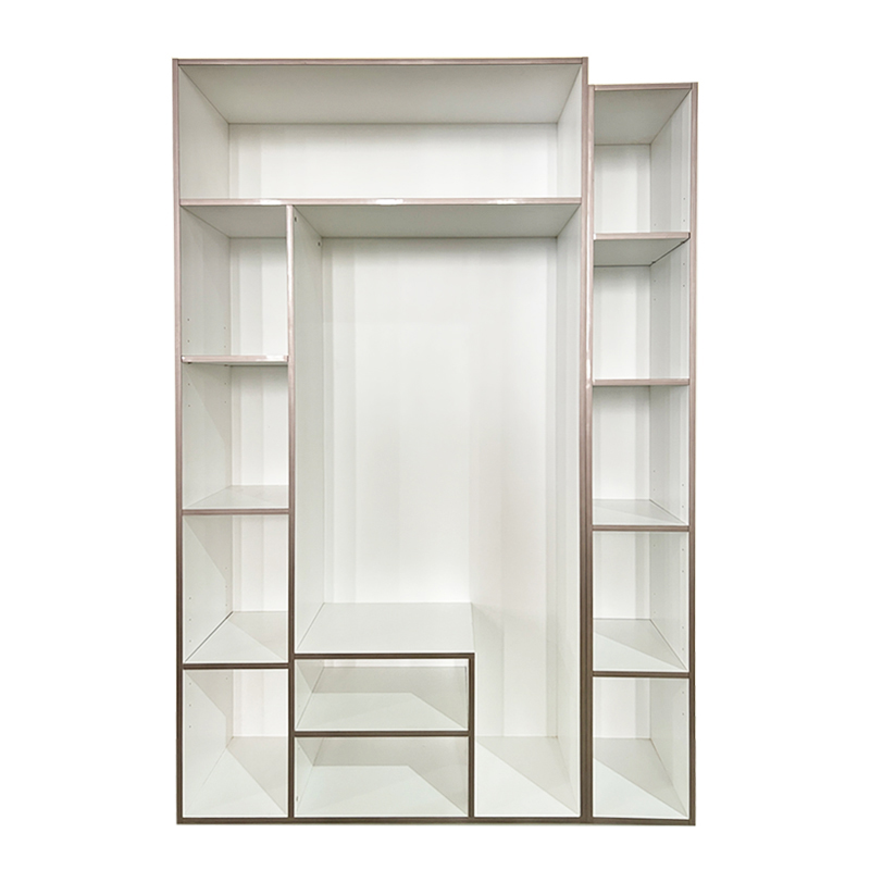 Acrylic Edge Banding White Melamine Wardrobe