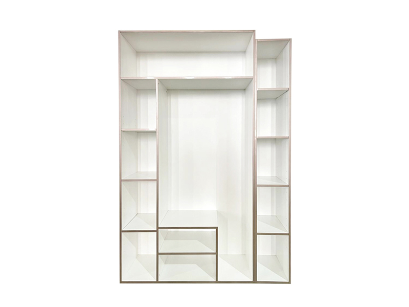 Acrylic Edge Banding Plywood With White Color Melaine Closet Wardrobe