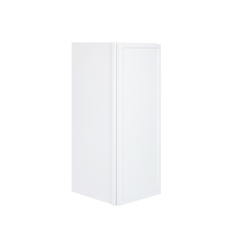 Framed White Slim Shaker Kitchen Wall Cabinet