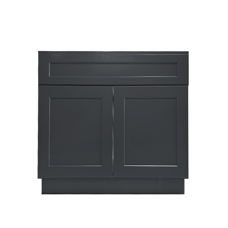 Popular Graphite Shaker Wooden Kitchen Sink Cabinet