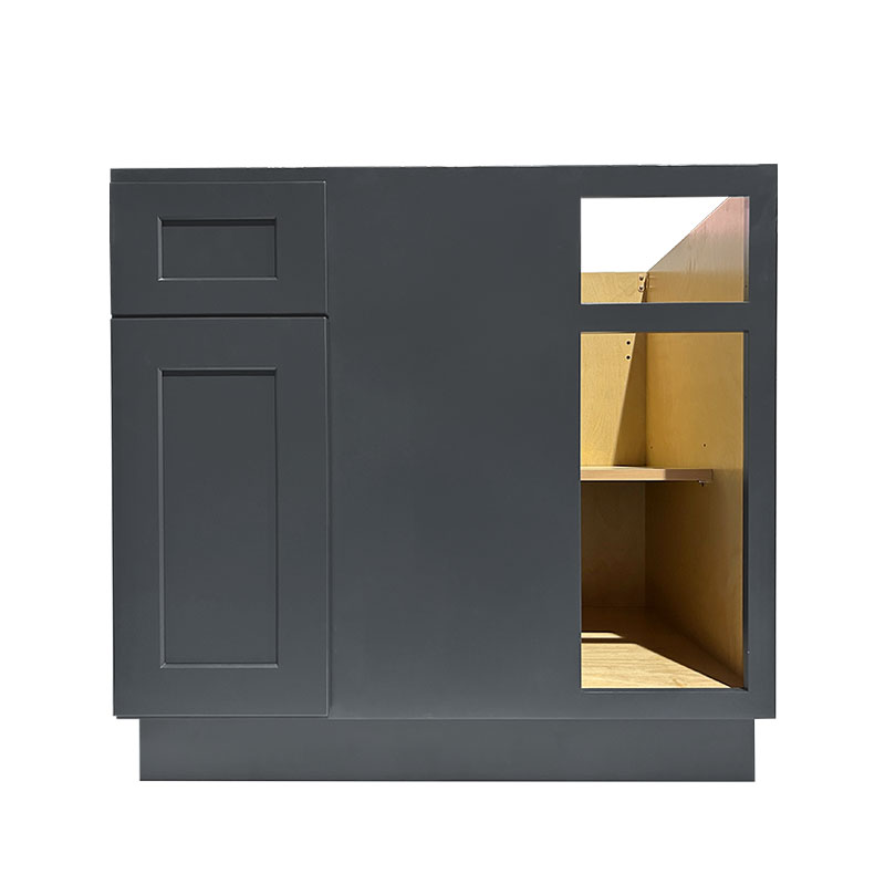 BBC36-12 Graphite Shaker Corner Blind Base Cabinet