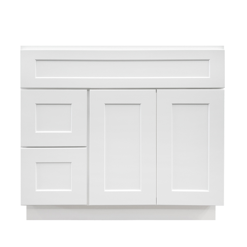 VSD3621L Wooden Bathroom Vanity With 2 Left Drawers