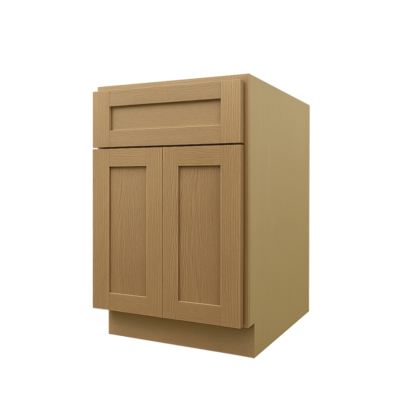 White Oak B24-B30 Solid Wood Kitchen Cabinets