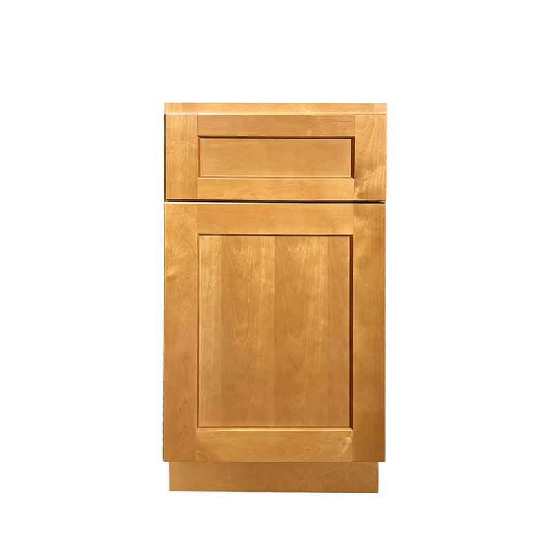 American Standard Shaker Maple Kitchen Base Cabinet