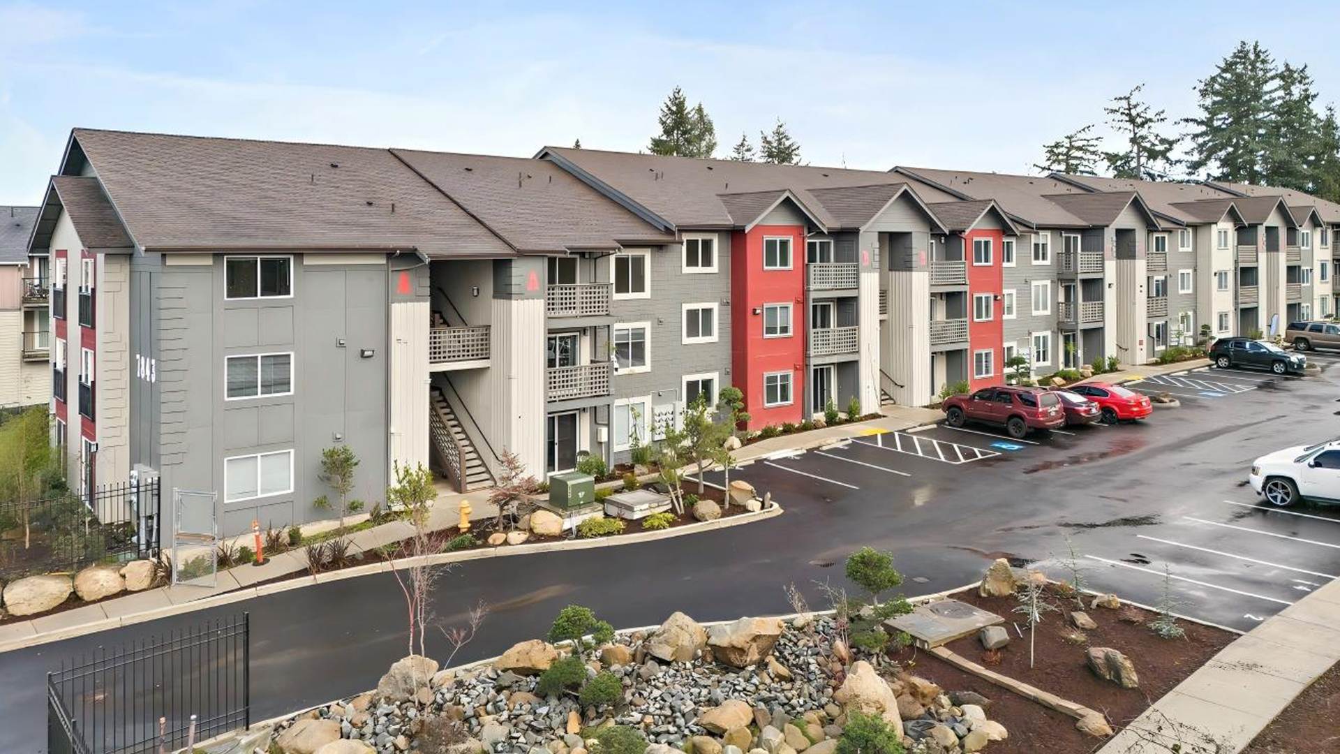 Washington 114 Sets-Modern White Shaker Kitchen Cabinet for Apartment