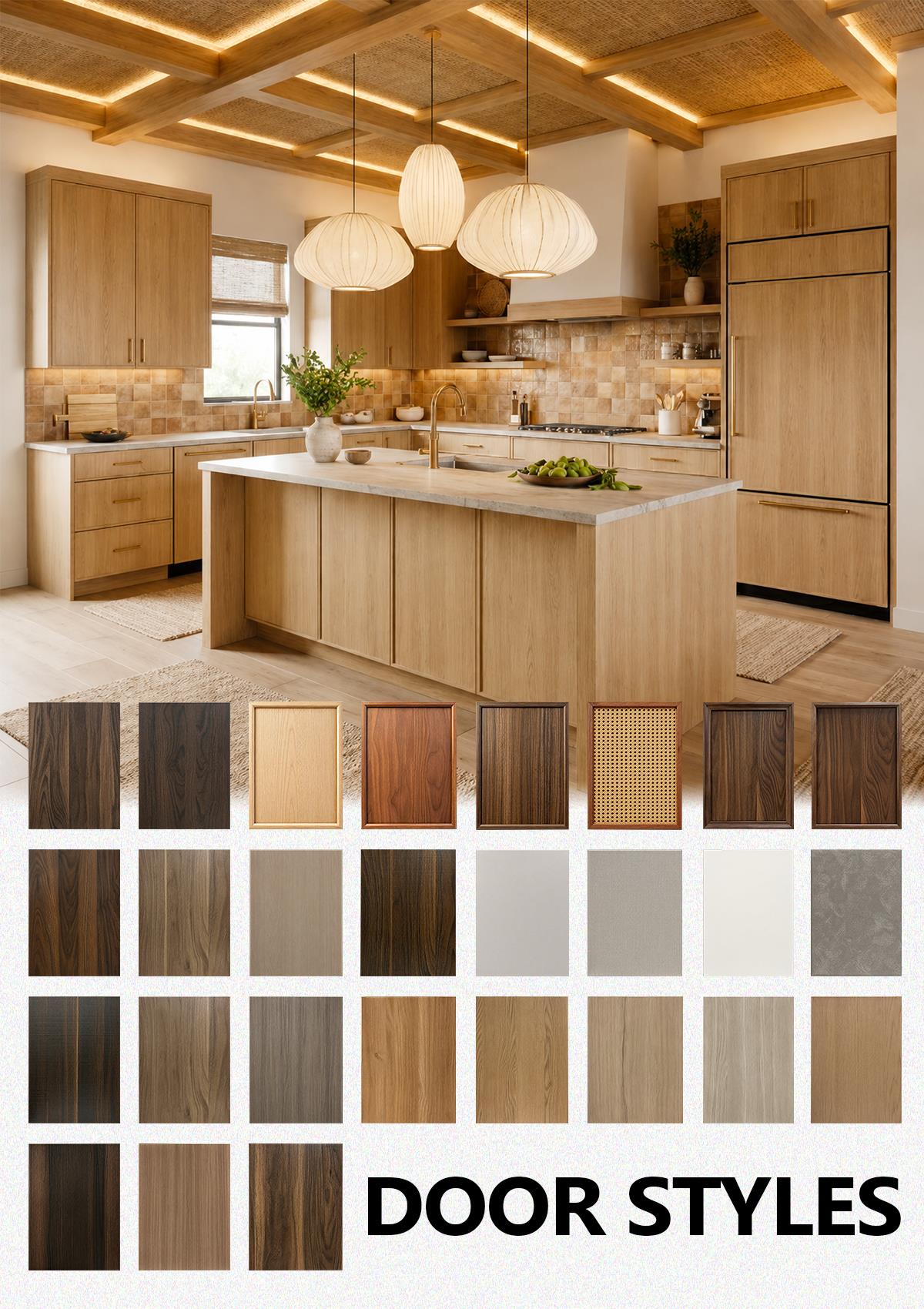 Custom Flat Panel Cabinet Doors