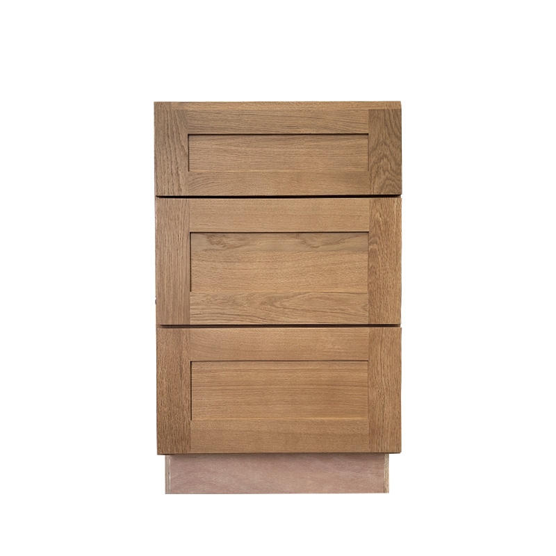 White Oak DB21 Drawer Base Cabinet for Modern Kitchen